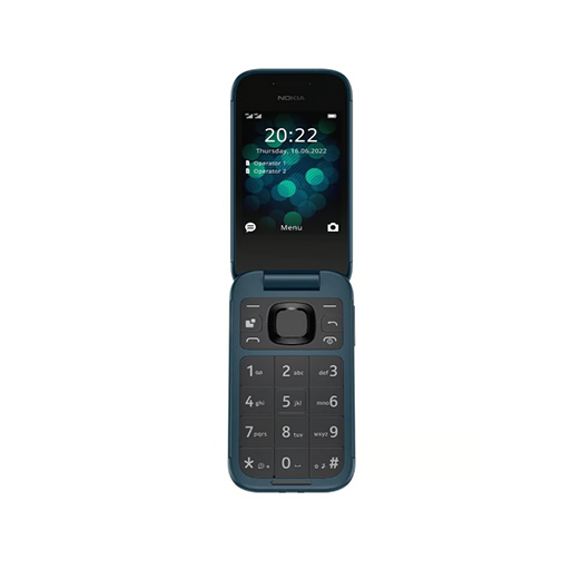 Nokia 2660 TA1474 DS 4FF+LTE Dual standby, 48 MB RAM, 128MB storage, Blue