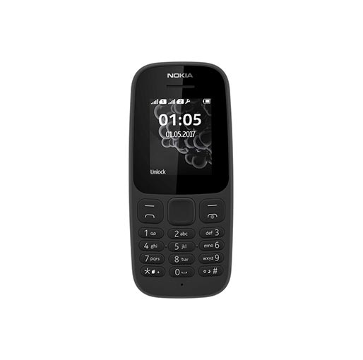 Nokia 105 Single SIM (2017) Black